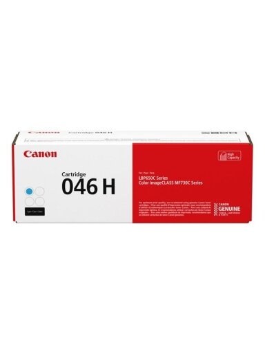 Canon CRG 046 H (1253C002), žydra kasetė