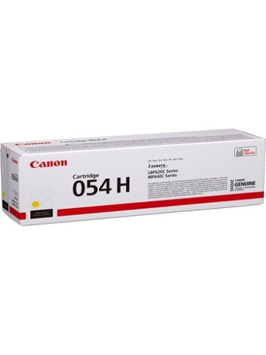 Canon CRG 054H (3025C002) Lazerinė kasetė, Geltona
