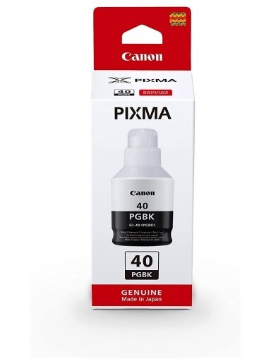 Canon GI-40 PGBK (3385C001), Juoda kasetė