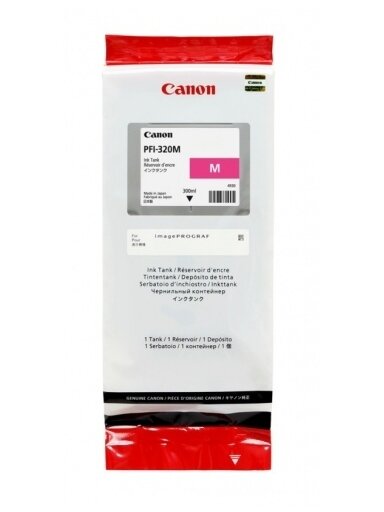 Canon PFI-320M (2892C001) Rašalinė kasetė, Purpurinė