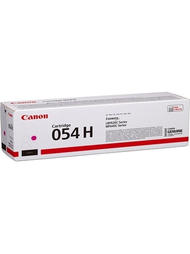 Canon CRG 054H (3026C002) Lazerinė kasetė, Purpurinė Canon CRG 054H (3026C002) Lazerinė kasetė, Purpurinė