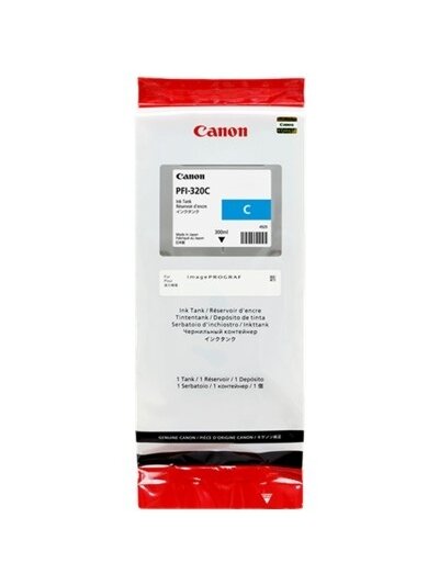 Canon PFI-320C (2891C001) Rašalinė kasetė, Žydra Canon PFI-320C (2891C001) Rašalinė kasetė, Žydra