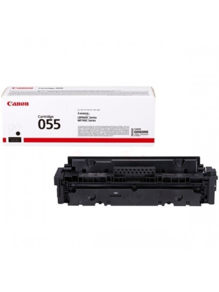 Canon CRG 055 (3016C002) Lazerinė kasetė, Juoda Canon CRG 055 (3016C002) Lazerinė kasetė, Juoda