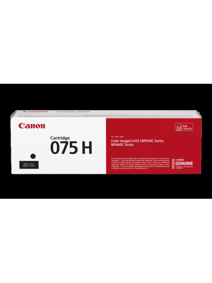 Canon CRG 075H BK (6369C002) Lazerinė kasetė, Juoda Canon CRG 075H BK (6369C002) Lazerinė kasetė, Juoda