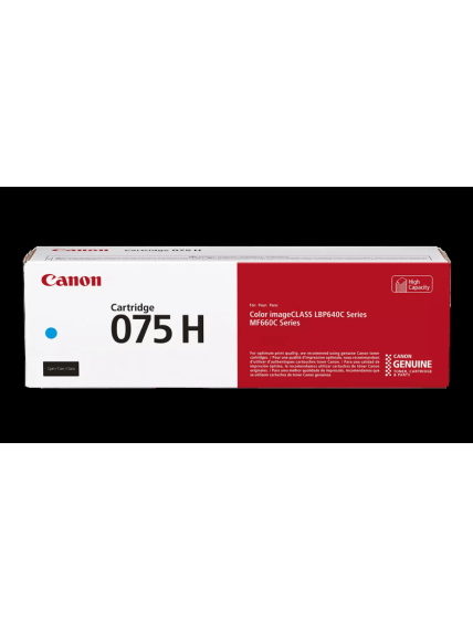 Canon CRG 075H C (6368C002) Lazerinė kasetė, Žydra Canon CRG 075H C (6368C002) Lazerinė kasetė, Žydra