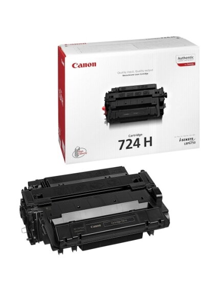 Canon CRG 724H (3482B002) juoda kasetė Canon CRG 724H (3482B002) juoda kasetė