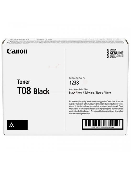Canon T08 (3010C006), juoda kasetė