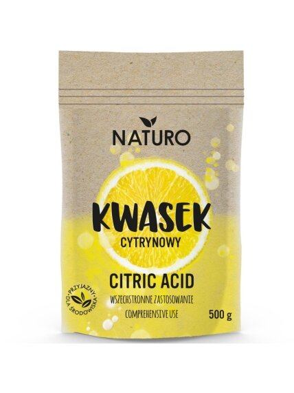 Citrinų rūgštis Naturo, 500 g Citrinų rūgštis Naturo, 500 g