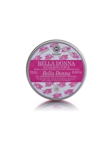 Cukraus šveitiklis kūnui BELLA DONNA , 250 g Cukraus šveitiklis kūnui BELLA DONNA , 250 g