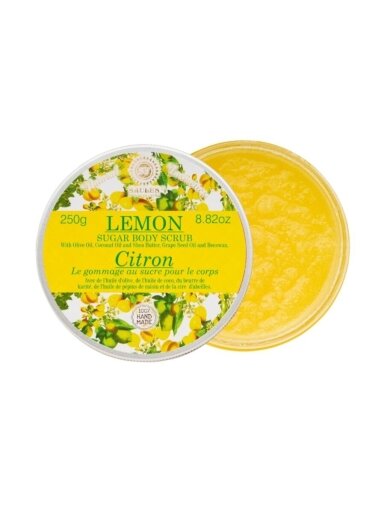 Cukraus šveitiklis kūnui LEMON, 250 g Cukraus šveitiklis kūnui LEMON, 250 g