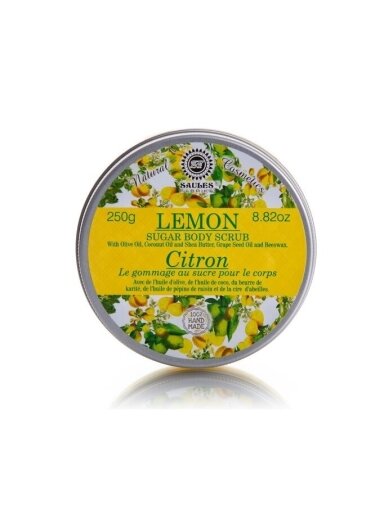Cukraus šveitiklis kūnui LEMON, 250 g Cukraus šveitiklis kūnui LEMON, 250 g