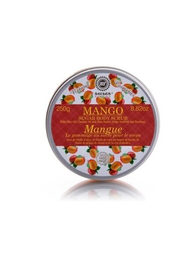 Cukraus šveitiklis kūnui MANGO, 250 g Cukraus šveitiklis kūnui MANGO, 250 g
