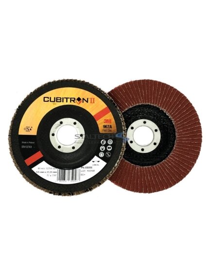 Cubitron lapelinis diskas 967A, 125mm 80+ Cubitron lapelinis diskas 967A, 125mm 80+