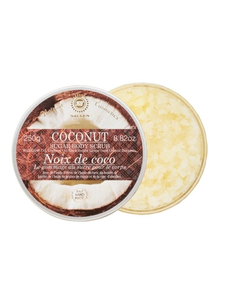 Cukraus šveitiklis kūnui COCONUT, 250 g Cukraus šveitiklis kūnui COCONUT, 250 g