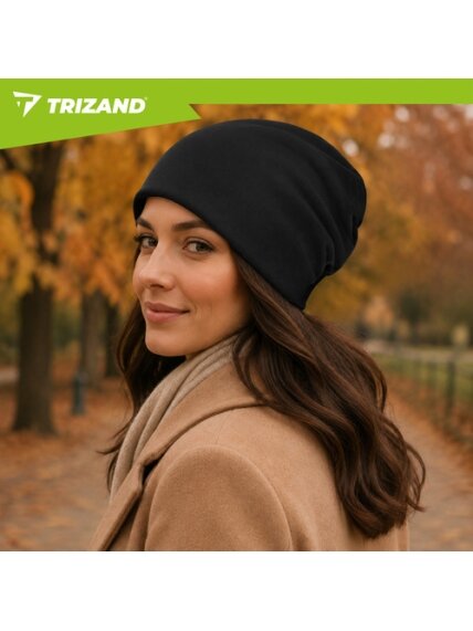 Žieminė kepurė – juoda „Trizand“ 12 Žieminė kepurė – juoda „Trizand“ 12