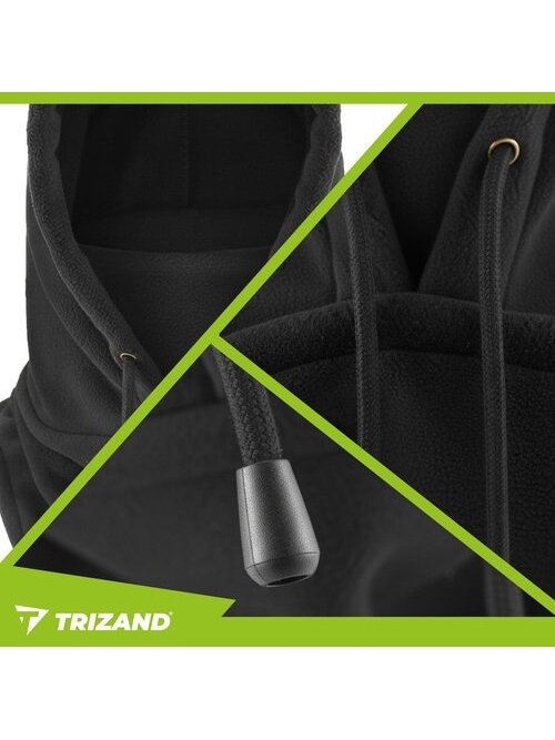 Žieminis gobtuvas - šalikas, juodas, Trizand 26127 2 Žieminis gobtuvas - šalikas, juodas, Trizand 26127 2