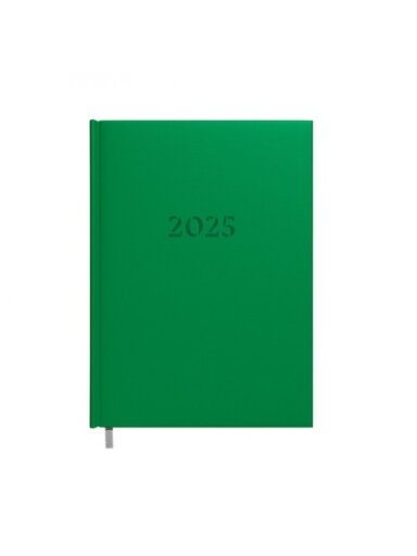 Darbo knyga-kalendorius 2025m. A5 žalia sp.