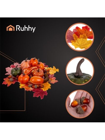 Rudens dekoracijos - 50 vnt. Ruhhy 26571 4