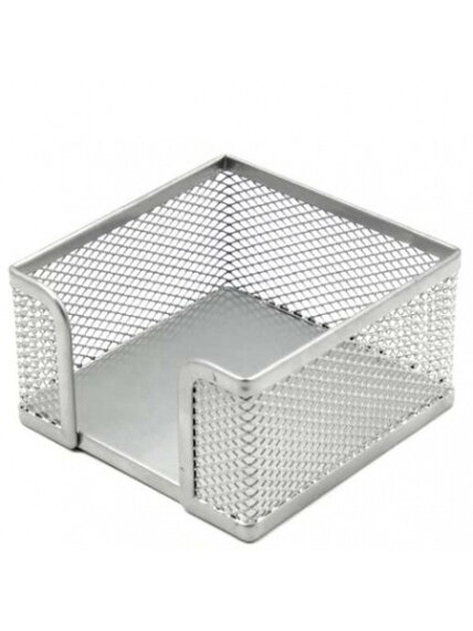 Dėžutė lapeliams Forpus, 9.5x9.5cm, sidabrinė, perforuoto metalo 1005-007 Dėžutė lapeliams Forpus, 9.5x9.5cm, sidabrinė, perforuoto metalo 1005-007