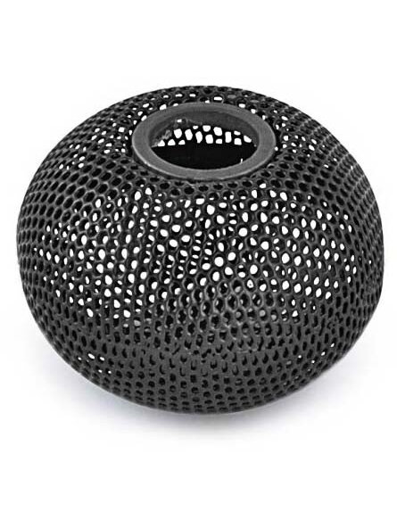 Dėžutė sąvaržėlėms Forpus, magnetinė juoda, perforuoto metalo