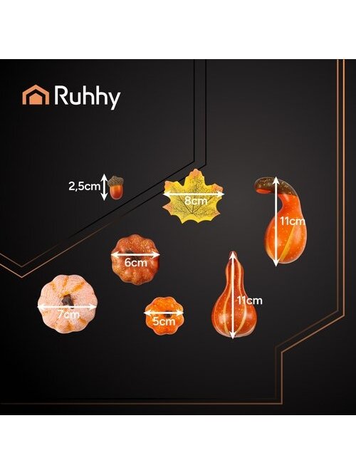 Rudens dekoracijos - 50 vnt. Ruhhy 26571 5