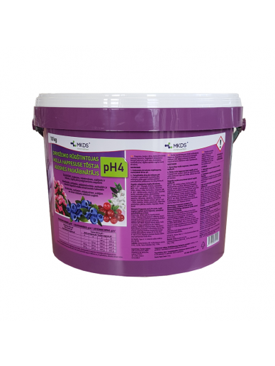 Dirvožemio rūgštintojas pH4, 10 kg Dirvožemio rūgštintojas pH4, 10 kg