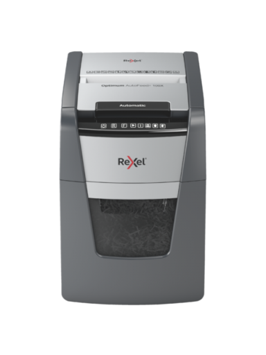 Dokumentų naikiklis Rexel Optimum AutoFeed+ 100XP Cross Cut P4,34l(Replace Rexel Auto+ 90X)
