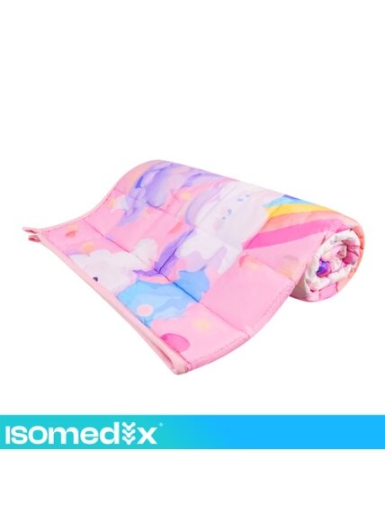 Rožinė sunki antklodė 100x150, 4 kg, „Isomedix“ 13