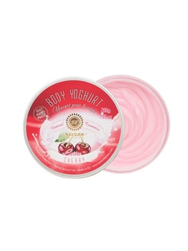 Drėkinamasis kūno jogurtas CHERRY Saules Fabrika 200 g Drėkinamasis kūno jogurtas CHERRY Saules Fabrika 200 g