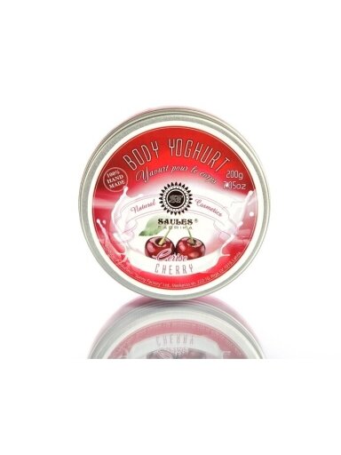 Drėkinamasis kūno jogurtas CHERRY Saules Fabrika 200 g Drėkinamasis kūno jogurtas CHERRY Saules Fabrika 200 g