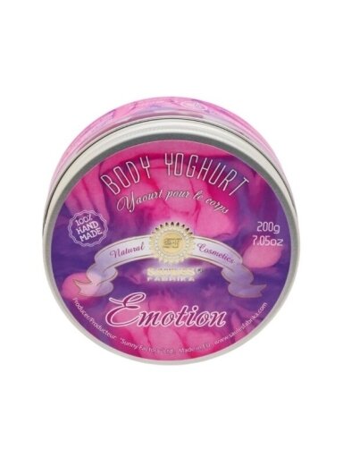 Drėkinamasis kūno jogurtas EMOTION Saules Fabrika, 200 g Drėkinamasis kūno jogurtas EMOTION Saules Fabrika, 200 g