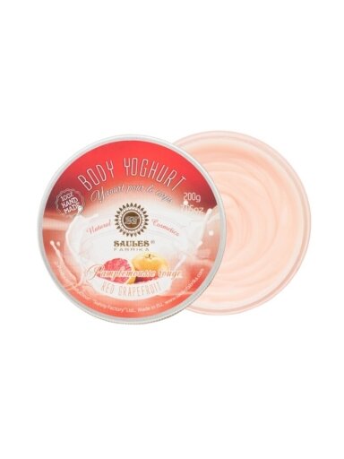 Drėkinamasis kūno jogurtas GRAPEFRUIT Saules Fabrika, 200 g Drėkinamasis kūno jogurtas GRAPEFRUIT Saules Fabrika, 200 g