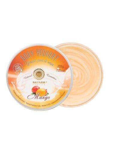 Drėkinamasis kūno jogurtas MANGO Saules Fabrika, 200 g Drėkinamasis kūno jogurtas MANGO Saules Fabrika, 200 g