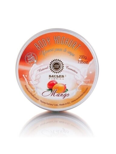 Drėkinamasis kūno jogurtas MANGO Saules Fabrika, 200 g Drėkinamasis kūno jogurtas MANGO Saules Fabrika, 200 g