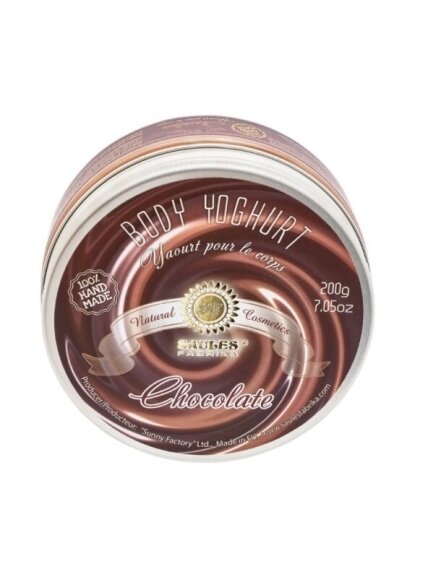 Drėkinamasis kūno jogurtas CHOCOLATE Saules Fabrika, 200 g 1 Drėkinamasis kūno jogurtas CHOCOLATE Saules Fabrika, 200 g 1
