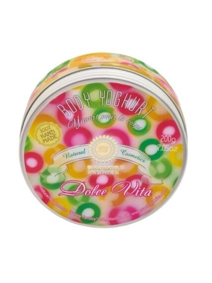 Drėkinamasis kūno jogurtas DOLCE VITA Saules Fabrika, 200 g 1