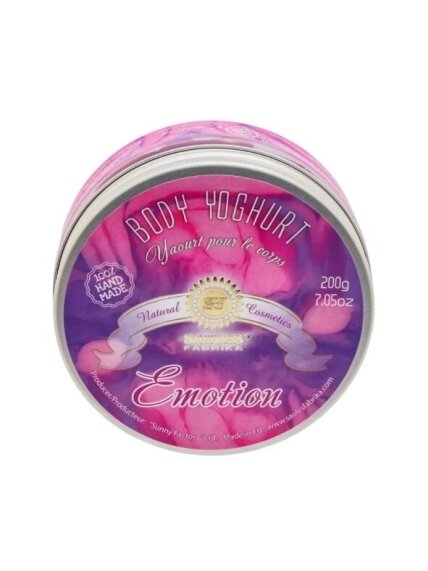 Drėkinamasis kūno jogurtas EMOTION Saules Fabrika, 200 g 1 Drėkinamasis kūno jogurtas EMOTION Saules Fabrika, 200 g 1