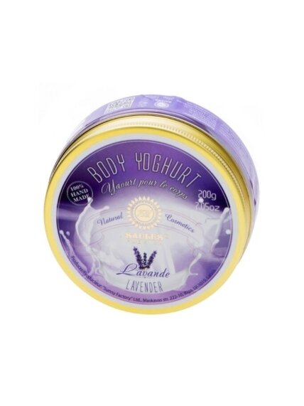 Drėkinamasis kūno jogurtas LAVENDER Saules Fabrika, 200 g 1 Drėkinamasis kūno jogurtas LAVENDER Saules Fabrika, 200 g 1