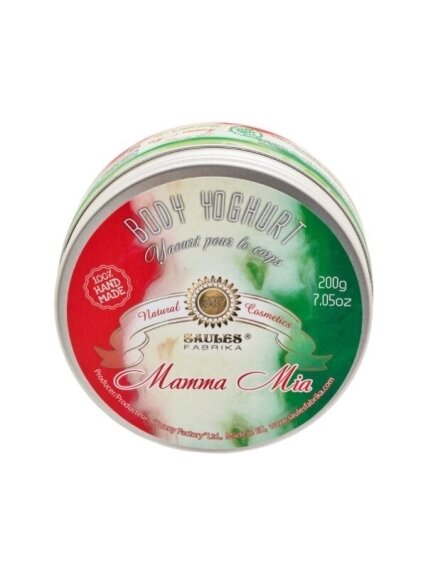 Drėkinamasis kūno jogurtas MAMMA MIA Saules Fabrika, 200 g 1 Drėkinamasis kūno jogurtas MAMMA MIA Saules Fabrika, 200 g 1