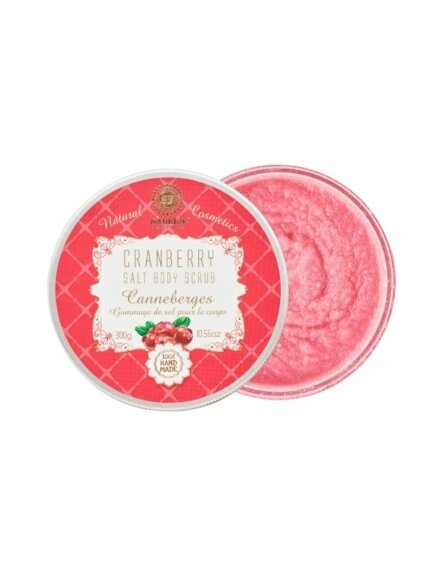 Druskos šveitiklis kūnui CRANBERRY, 300 g Druskos šveitiklis kūnui CRANBERRY, 300 g