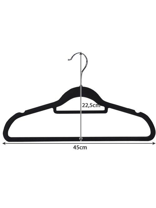 Drabužių kabykla 20 vnt - juoda Ruhhy 22536 2 Drabužių kabykla 20 vnt - juoda Ruhhy 22536 2
