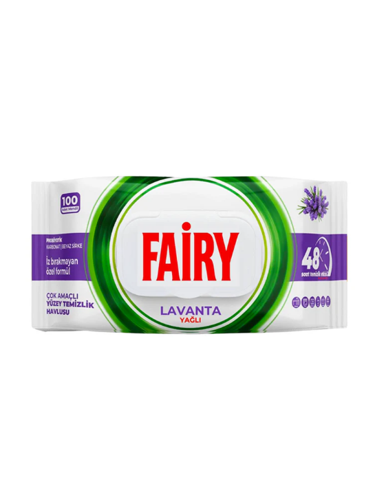 Drėgnos servetėlės Fairy Lavender, 100 vnt