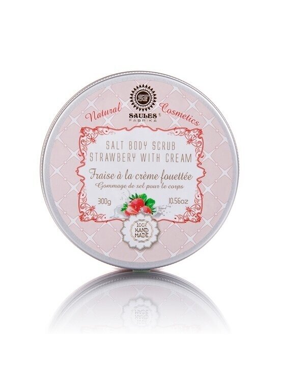 Druskos šveitiklis kūnui STRAWBERRIES AND CREAM, 300 g 1