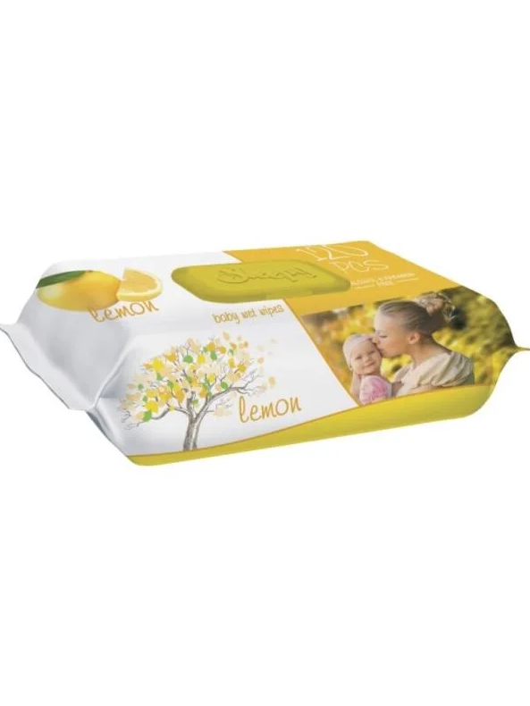 Drėgnos servetėlės Sleepy Lemon, 120 vnt. Drėgnos servetėlės Sleepy Lemon, 120 vnt.