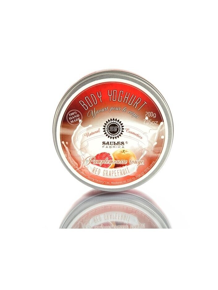 Drėkinamasis kūno jogurtas GRAPEFRUIT Saules Fabrika, 200 g 1 Drėkinamasis kūno jogurtas GRAPEFRUIT Saules Fabrika, 200 g 1