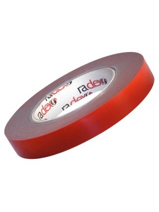 Dvipusė lipni juosta 9mmx10m HSA storis 0.8mm RADEX Dvipusė lipni juosta 9mmx10m HSA storis 0.8mm RADEX