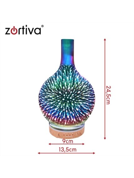 Kvapų difuzorius-drėkintuvas, 200 ml, „Zortiva“ 2 Kvapų difuzorius-drėkintuvas, 200 ml, „Zortiva“ 2