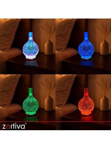 Kvapų difuzorius-drėkintuvas, 200 ml, „Zortiva“ 21 Kvapų difuzorius-drėkintuvas, 200 ml, „Zortiva“ 21