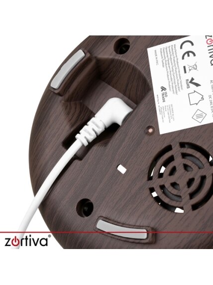 Kvapų difuzorius – LED drėkintuvas su nuotolinio valdymo pultu „Zortiva“ 10