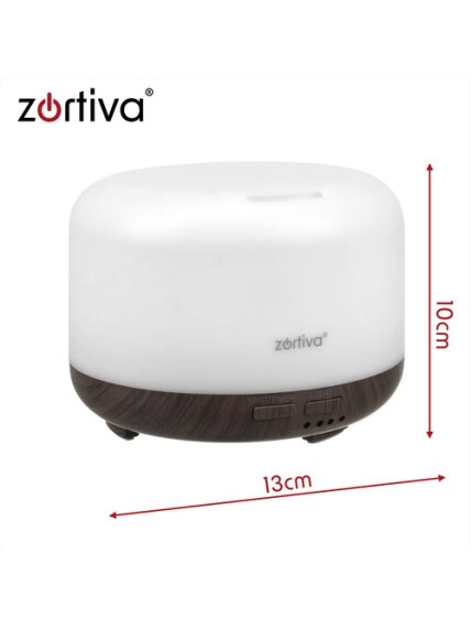 Kvapų difuzorius – LED drėkintuvas su nuotolinio valdymo pultu „Zortiva“ 2